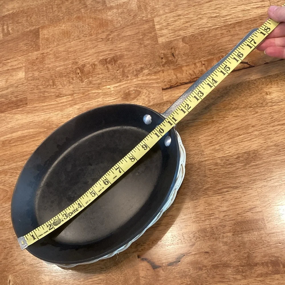 Commercial Aluminum Cookware Fajita Skillet with Hot Pad